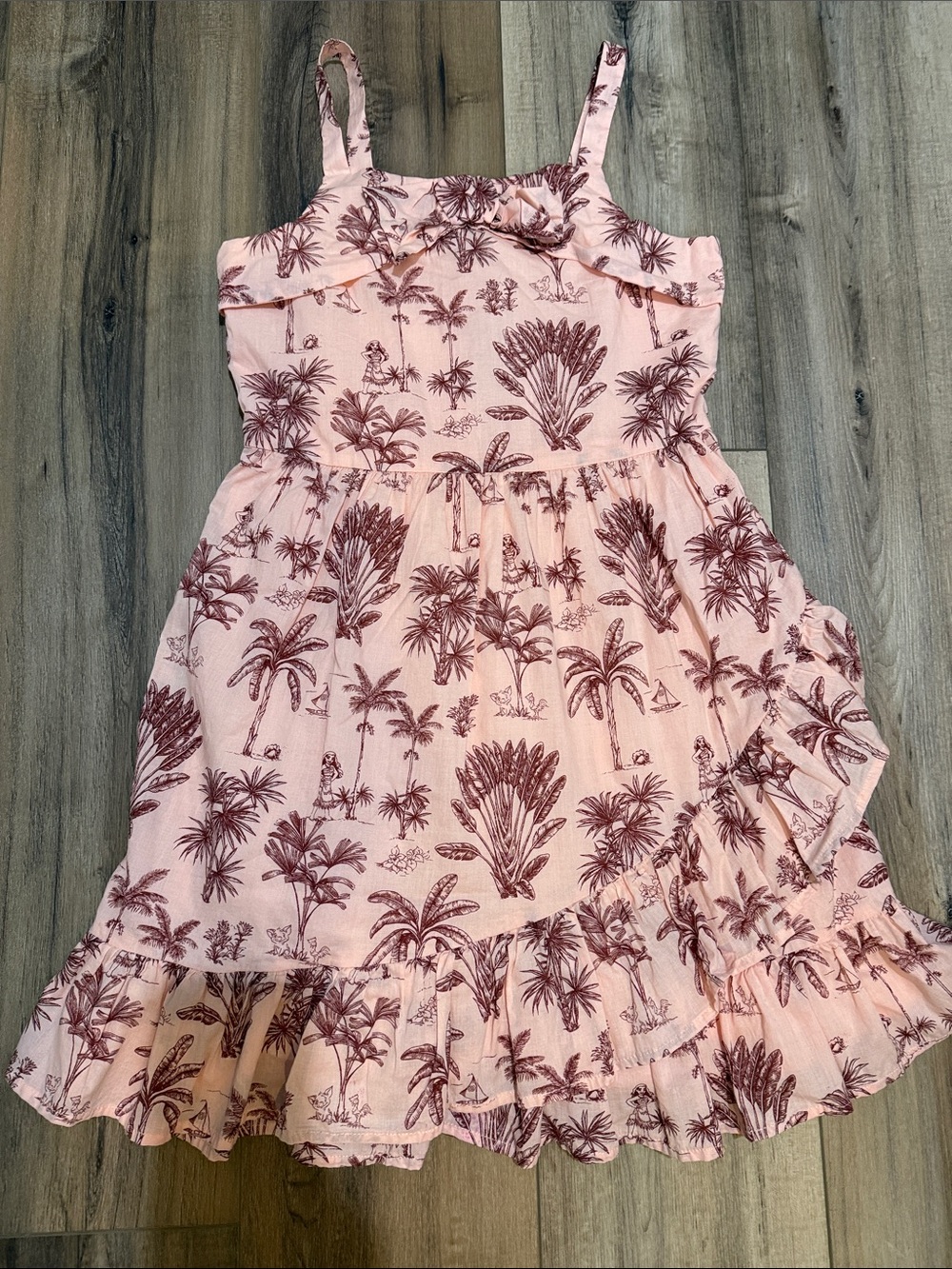 Janie and Jack Moana Pua size 12 Girls' Tropical Print Sundress